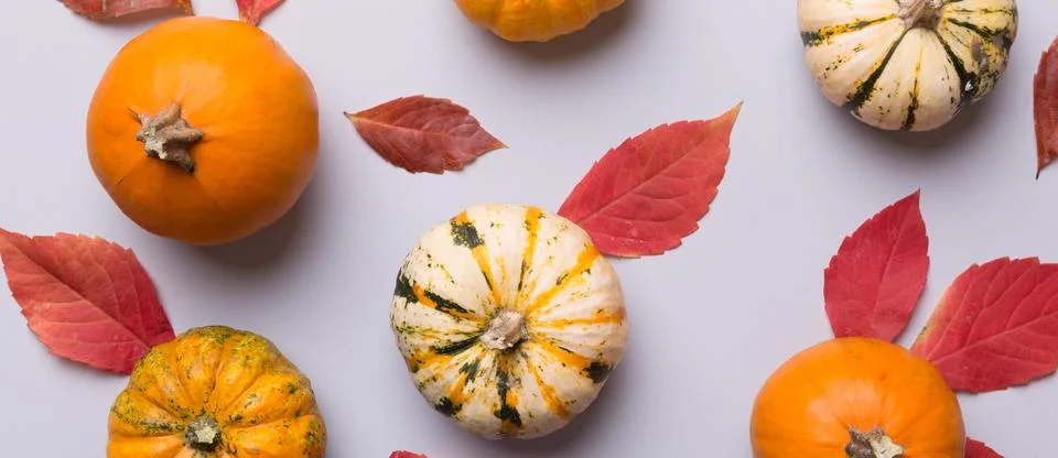 Autumn composition. Pattern made of dried leaves and other design accessori.. Stock Photos