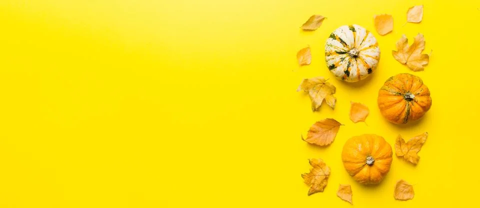Autumn composition. Pattern made of dried leaves and other design accessori.. Stock Photos