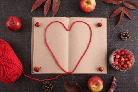 Autumn composition with 写真素材