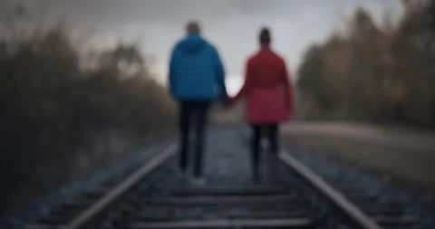 Autumn Couple Video stock 142057582