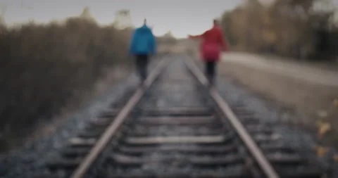 Autumn Couple Video stock 142057704