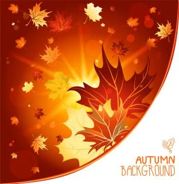 Autumn decoration Stock Illustration