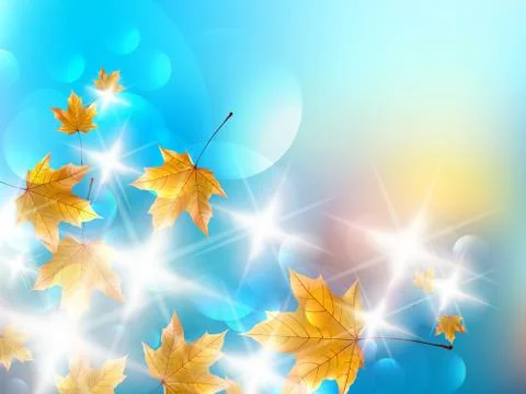 Autumn design background. Stock Illustration