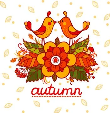 Autumn designe. Stock Illustration
