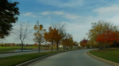 Autumn Drive 2 Video stock 32970243