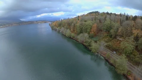 Autumn Drone graded Stock-Footage 82286898