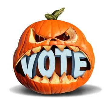 Autumn Election Vote Illustrazione stock