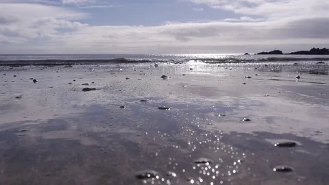 Autumn - empty beaches Stock Footage 80735930