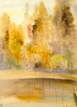Autumn etude Stock Illustration