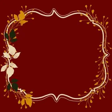 Autumn, fall, autumn frame, fall frame, autumn border, fall border, pumpkin, pum Stock Illustration