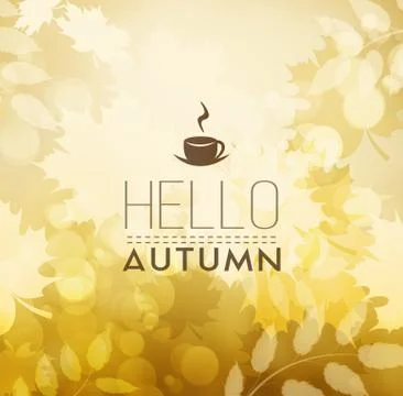Autumn Fall Background Stock Illustration