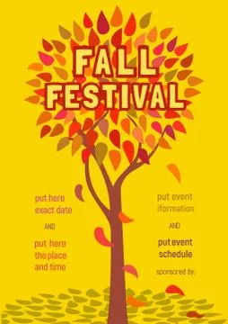 Autumn Fall holiday Stock Illustration