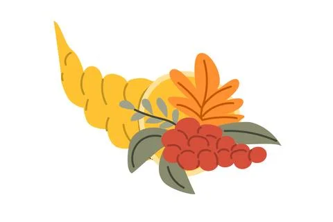 Autumn fall thanksgiving elements set with harvest icons 스톡 일러스트