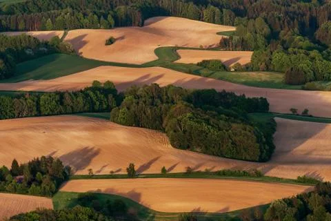 Autumn fields and meadows Stock Photos