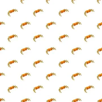 Autumn floral pattern repeating seamless background design Illustrazione stock