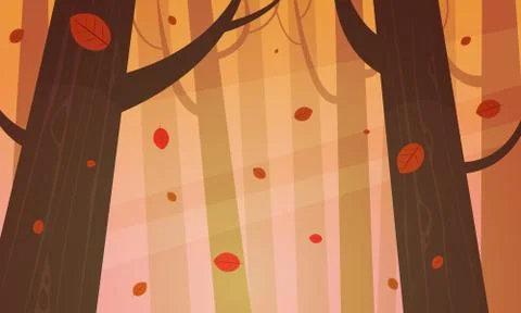 Autumn Forest Stock Illustration