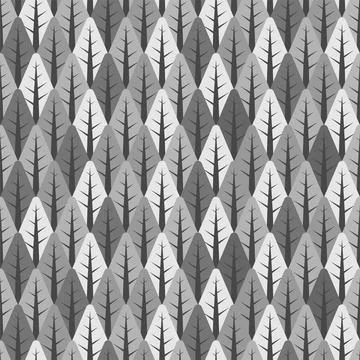 Autumn forest pattern seamless. Vector background Illustrazione stock