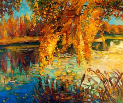 Autumn forest Stock Photos
