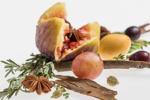 Autumn fruit compilation Stock Photos