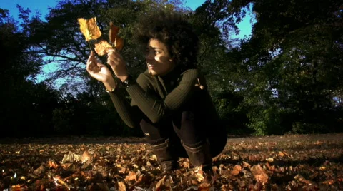 Autumn fun Stock-Footage 87683