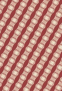 Autumn gold leaf repeatable decorative tile pattern in custard, sandstone, clay イラスト素材