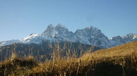 Autumn grass in the mountains Stock-Footage 56904484