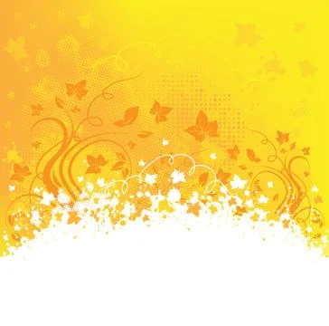 Autumn grunge background Stock Illustration