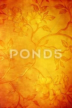 Autumn grunge orange texture for you project. Stock Photos