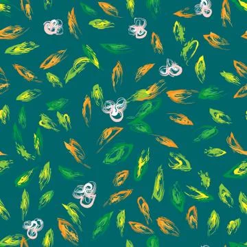 Autumn hand drawn background Stock Illustration