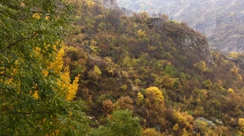 Autumn in the Hills Stock Footage 58676771
