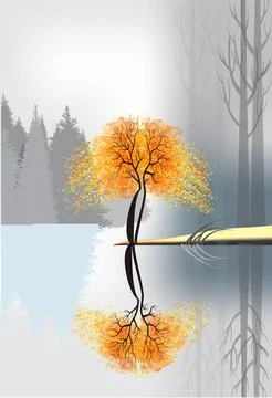 Autumn impression Stock Illustration