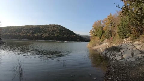Autumn Lake 2 Stock Footage 163364499