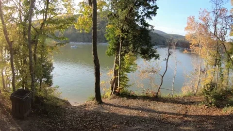 Autumn Lake 3 Stock Footage 163364500