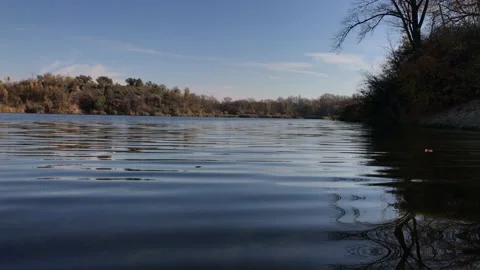 Autumn Lake Stock Footage 99148845