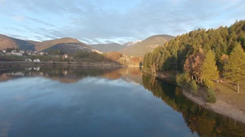 Autumn Lake Video stock 146125842