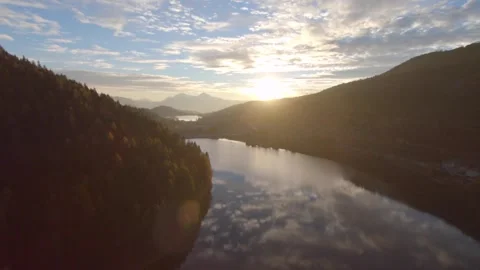 Autumn Lake Video stock 146125957