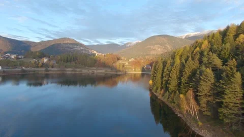 Autumn Lake Video stock 146126061