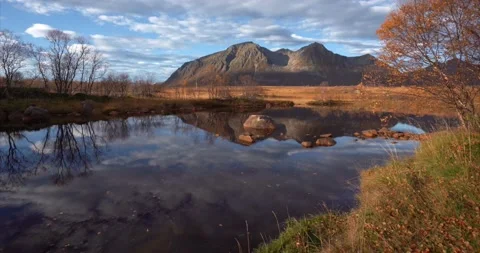 Autumn lake Stock Footage 188561613