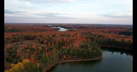 Autumn Lake Stock Footage 289341911