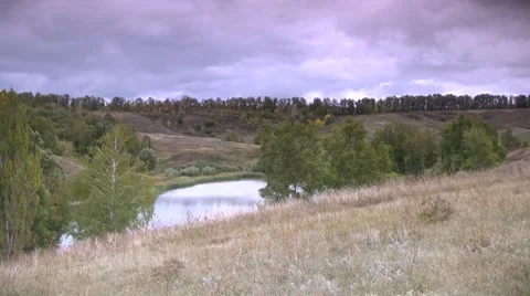 Autumn landscape Video stock 8760351