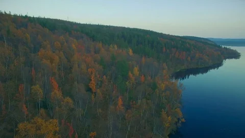 Autumn landscape Stock Footage