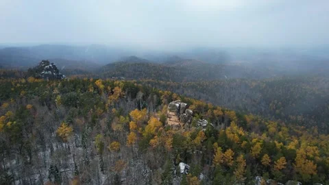 Autumn landscape  Stockbeeldmateriaal 218100519
