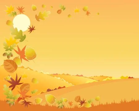 Autumn landscape Stock Illustration