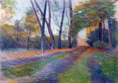 Autumn landscape Stock Illustration