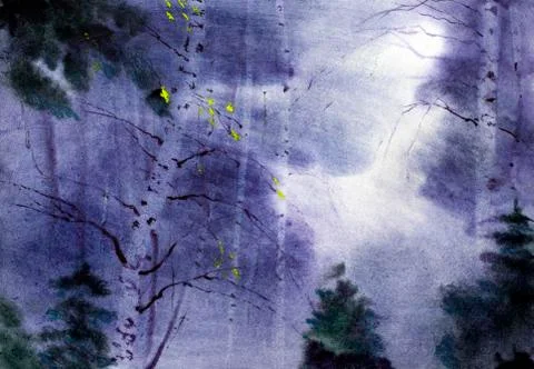 Autumn landscape Stock Illustration