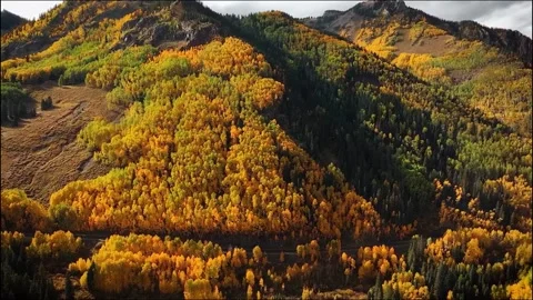 Autumn landscape in the mountains Stock Footage 269809466
