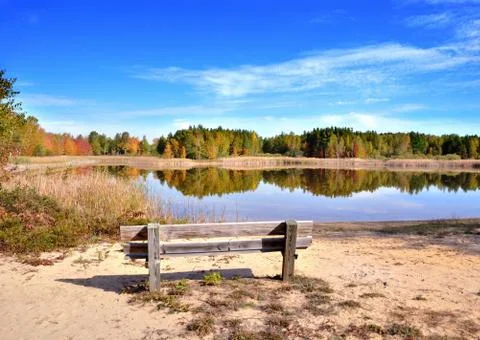 Autumn landscape Stock Photos