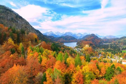 Autumn landscape Stock Photos