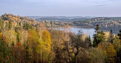 Autumn landscape Stock Photos