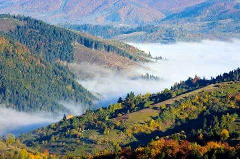 Autumn landscape Stock Photos
